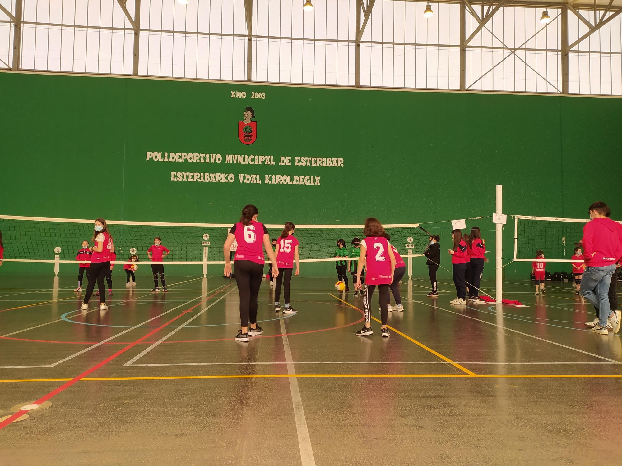 Tercera Concentración de Minivoley en Zubiri